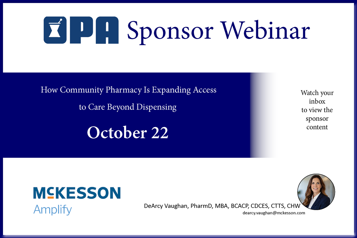 How Community Pharmacy Is Expanding Access to Care Beyond Dispensing - OPA Sponsor Webinar